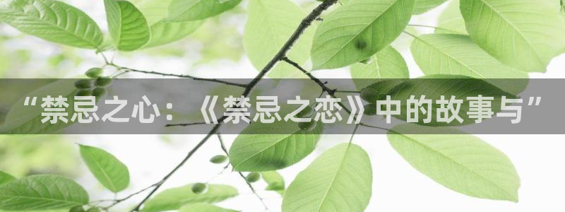 喵趣奇幻漫画：“禁忌之心：《禁忌之恋》中的故事与”配图